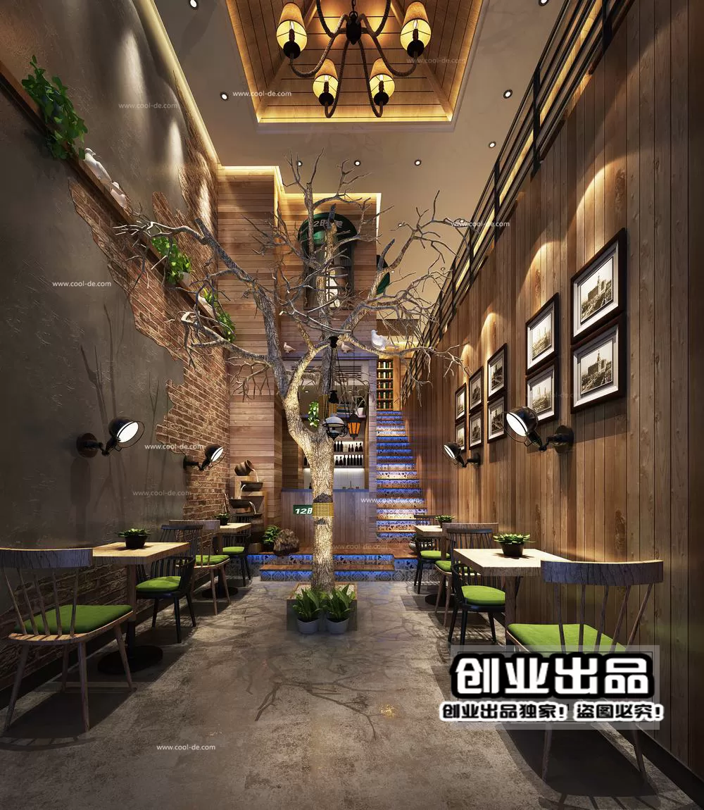 FASTFOOD STORE – 3D SCENES – 0015