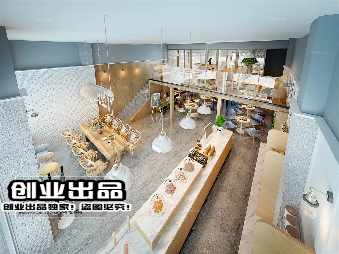 FASTFOOD STORE – 3D SCENES – 0016