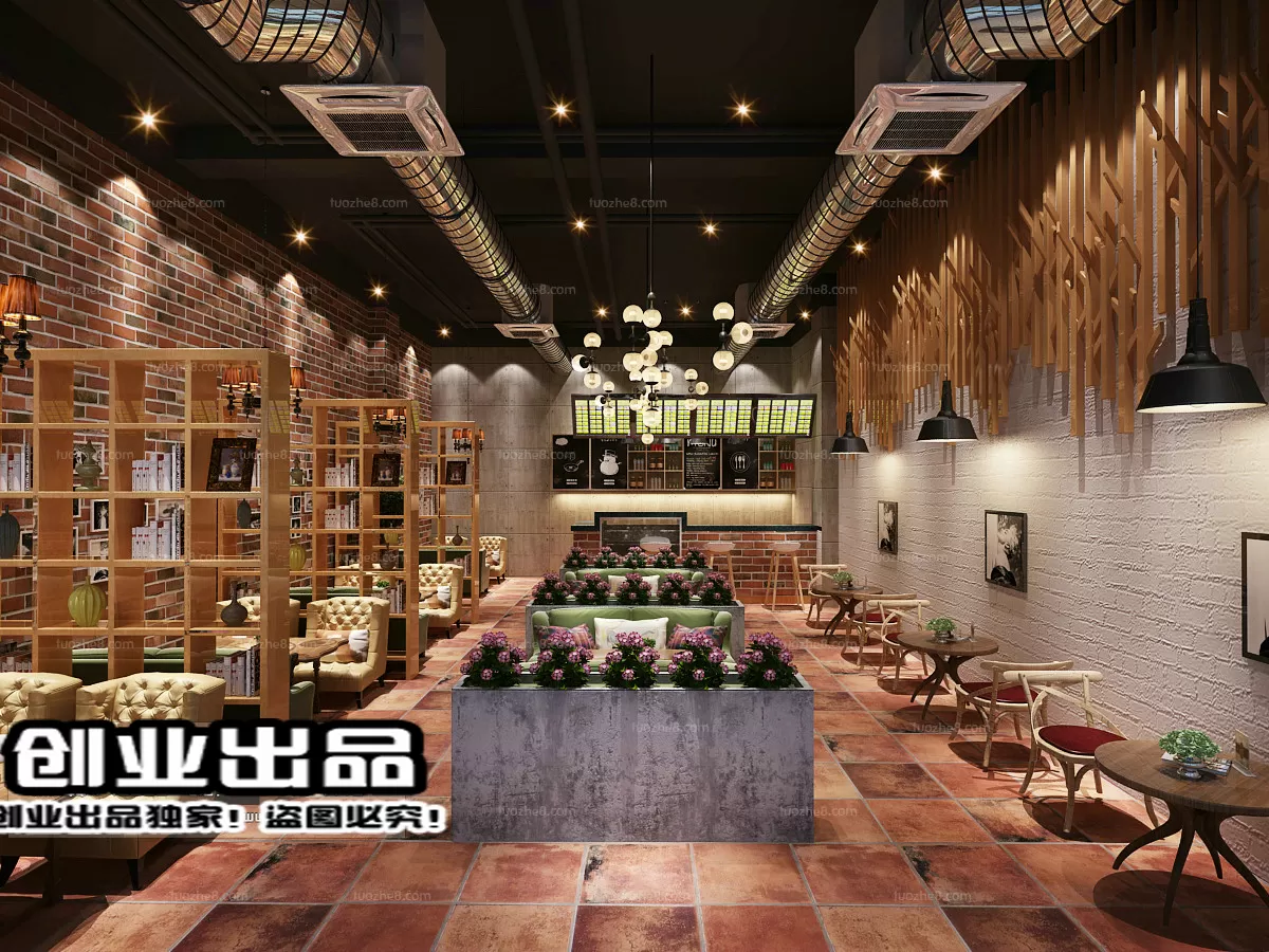 FASTFOOD STORE – 3D SCENES – 0022