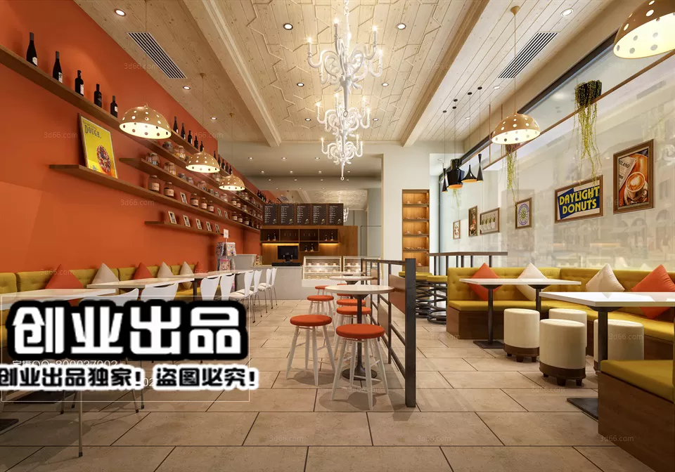 FASTFOOD STORE – 3D SCENES – 0025