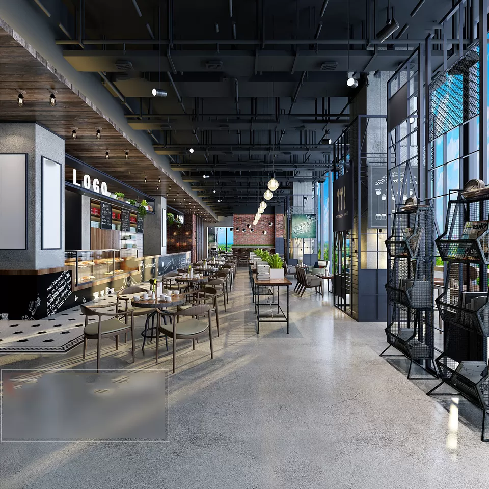 FASTFOOD STORE – 3D SCENES – 0035