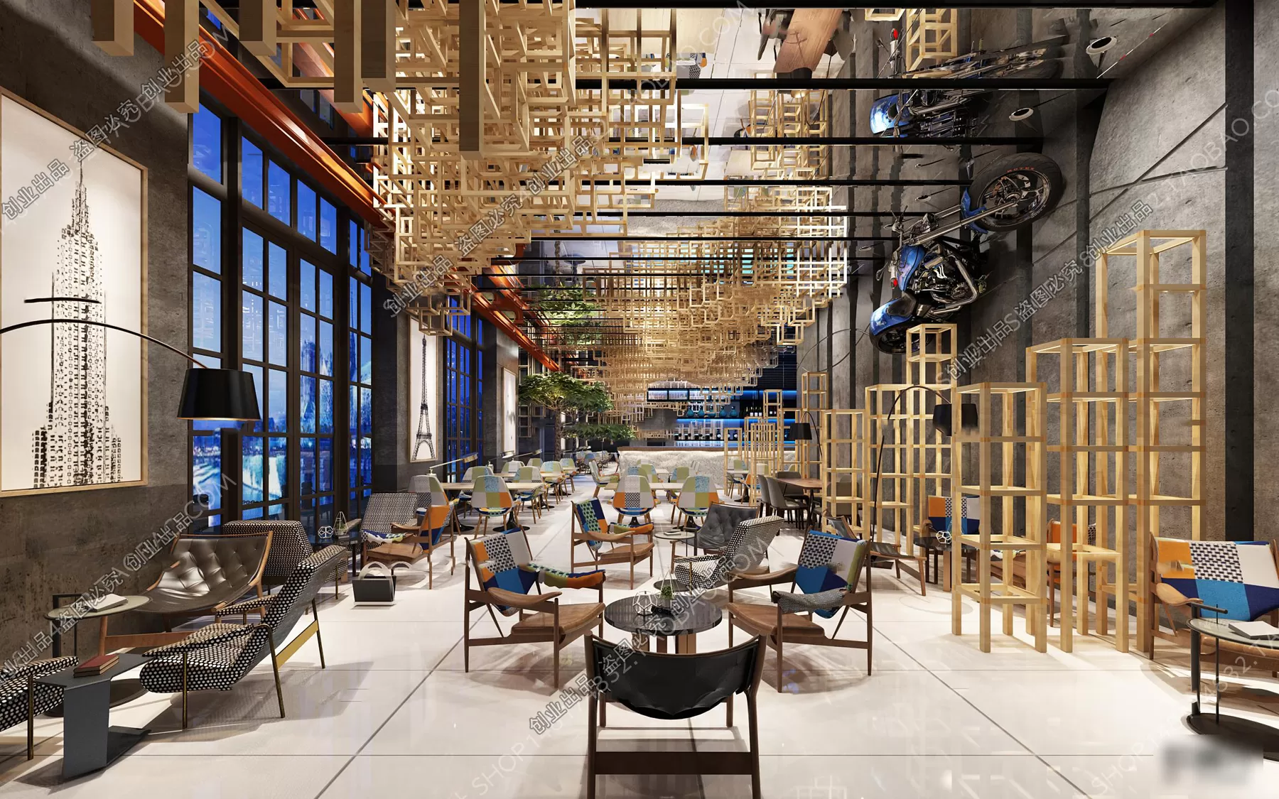 FASTFOOD STORE – 3D SCENES – 0036