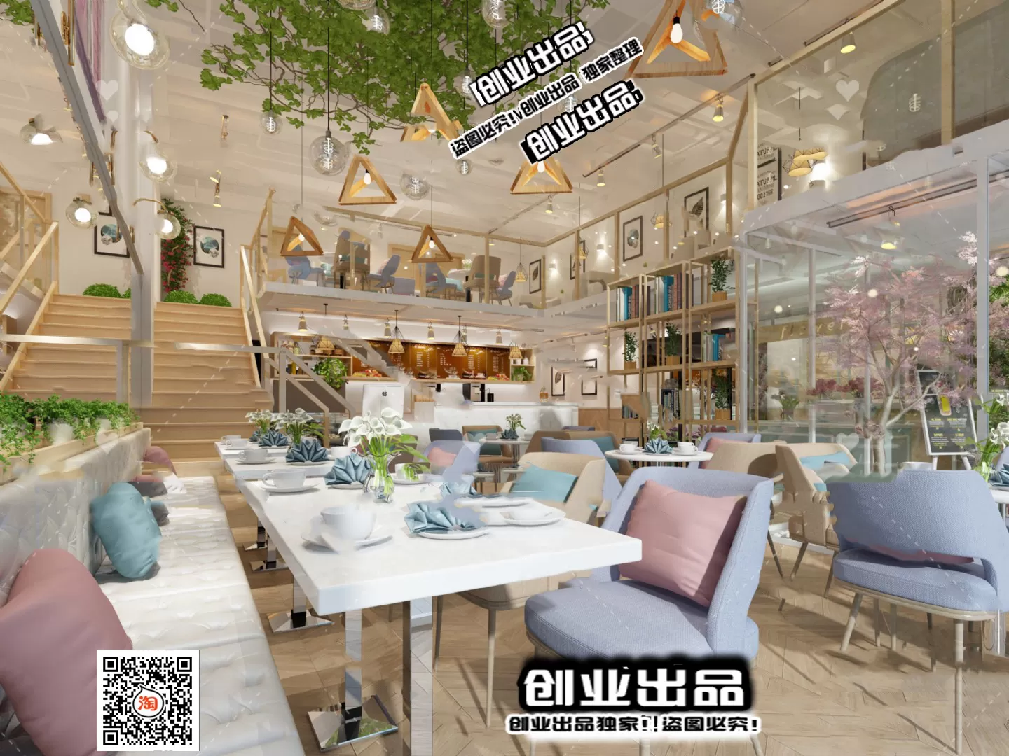 FASTFOOD STORE – 3D SCENES – 0040