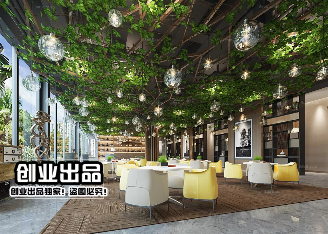 FASTFOOD STORE – 3D SCENES – 0041