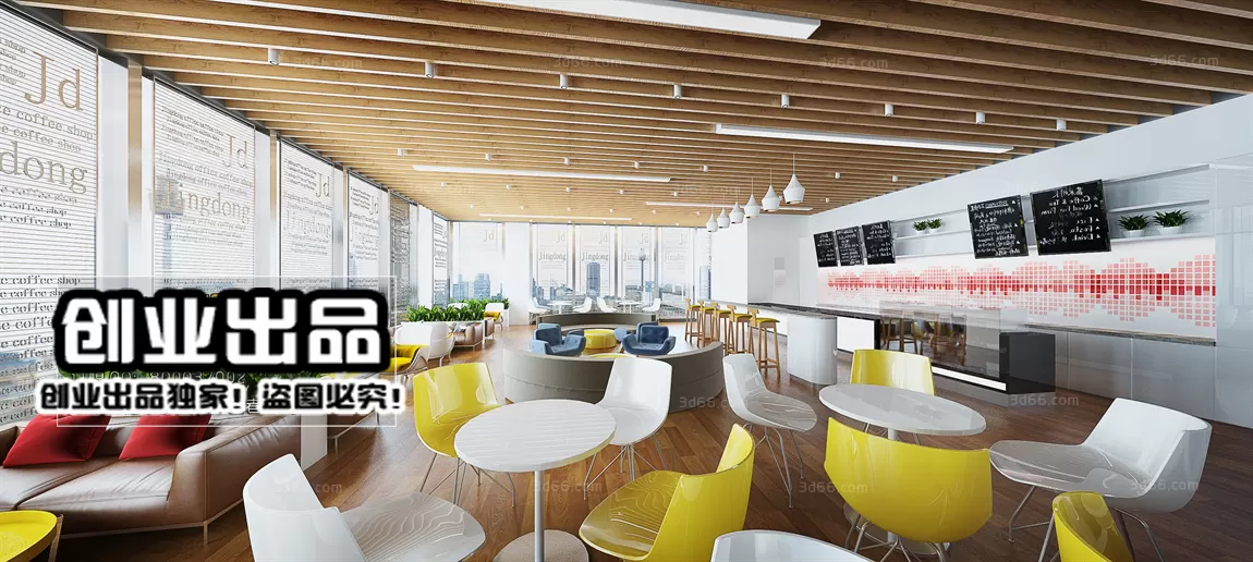 FASTFOOD STORE – 3D SCENES – 0042