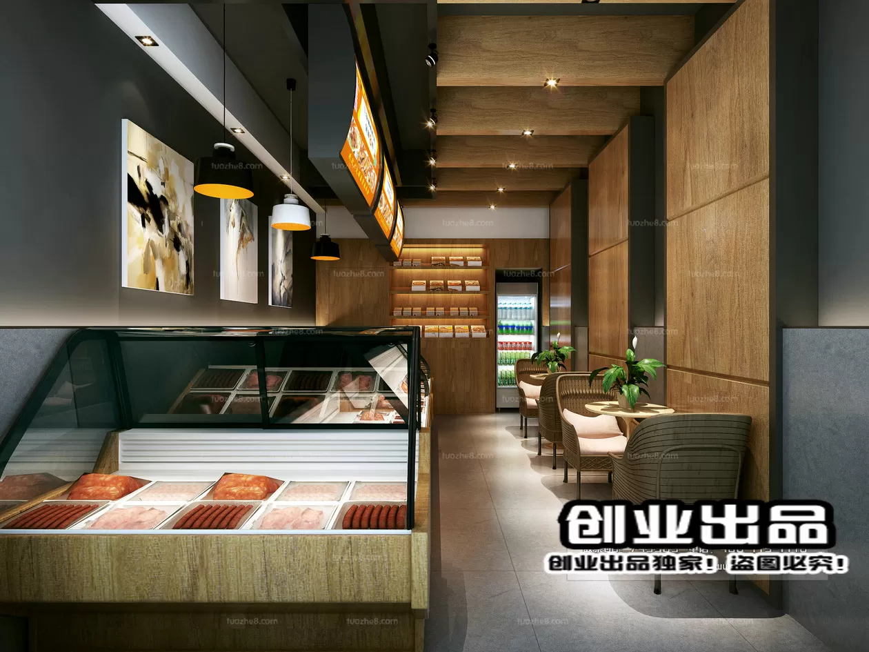 FASTFOOD STORE – 3D SCENES – 0045