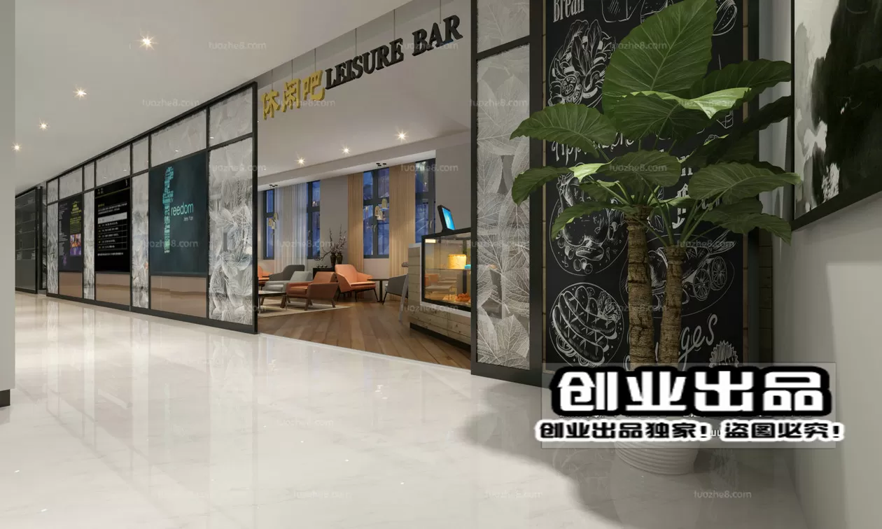 FASTFOOD STORE – 3D SCENES – 0048