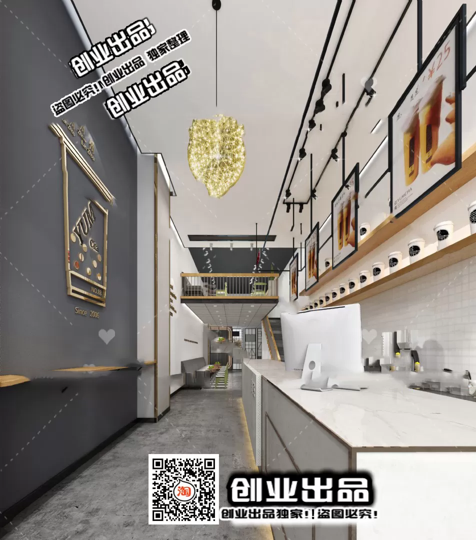 FASTFOOD STORE – 3D SCENES – 0049