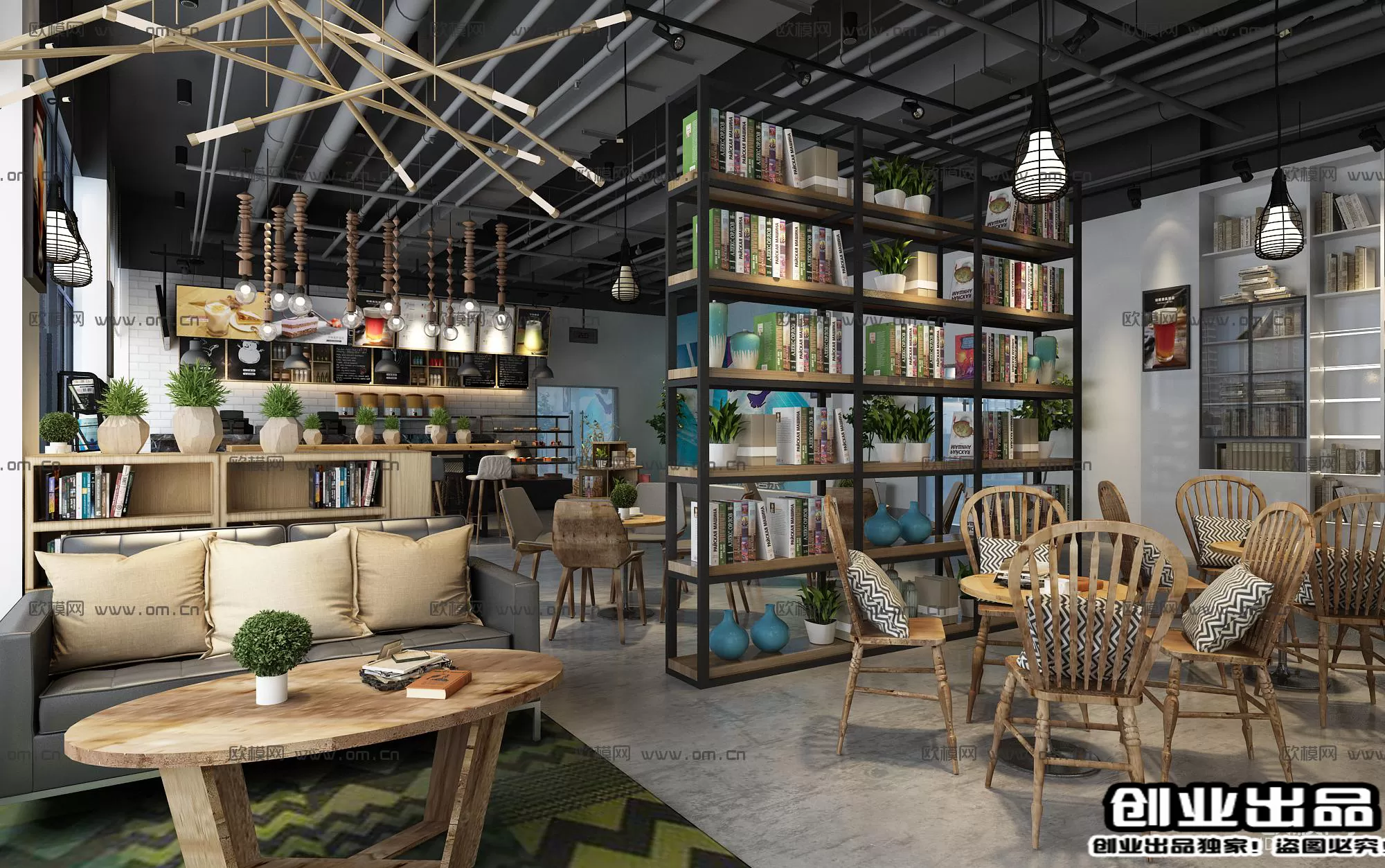 FASTFOOD STORE – 3D SCENES – 0054