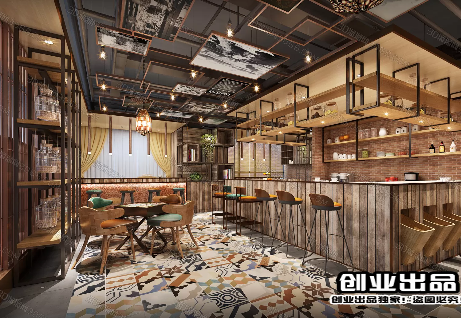 FASTFOOD STORE – 3D SCENES – 0058