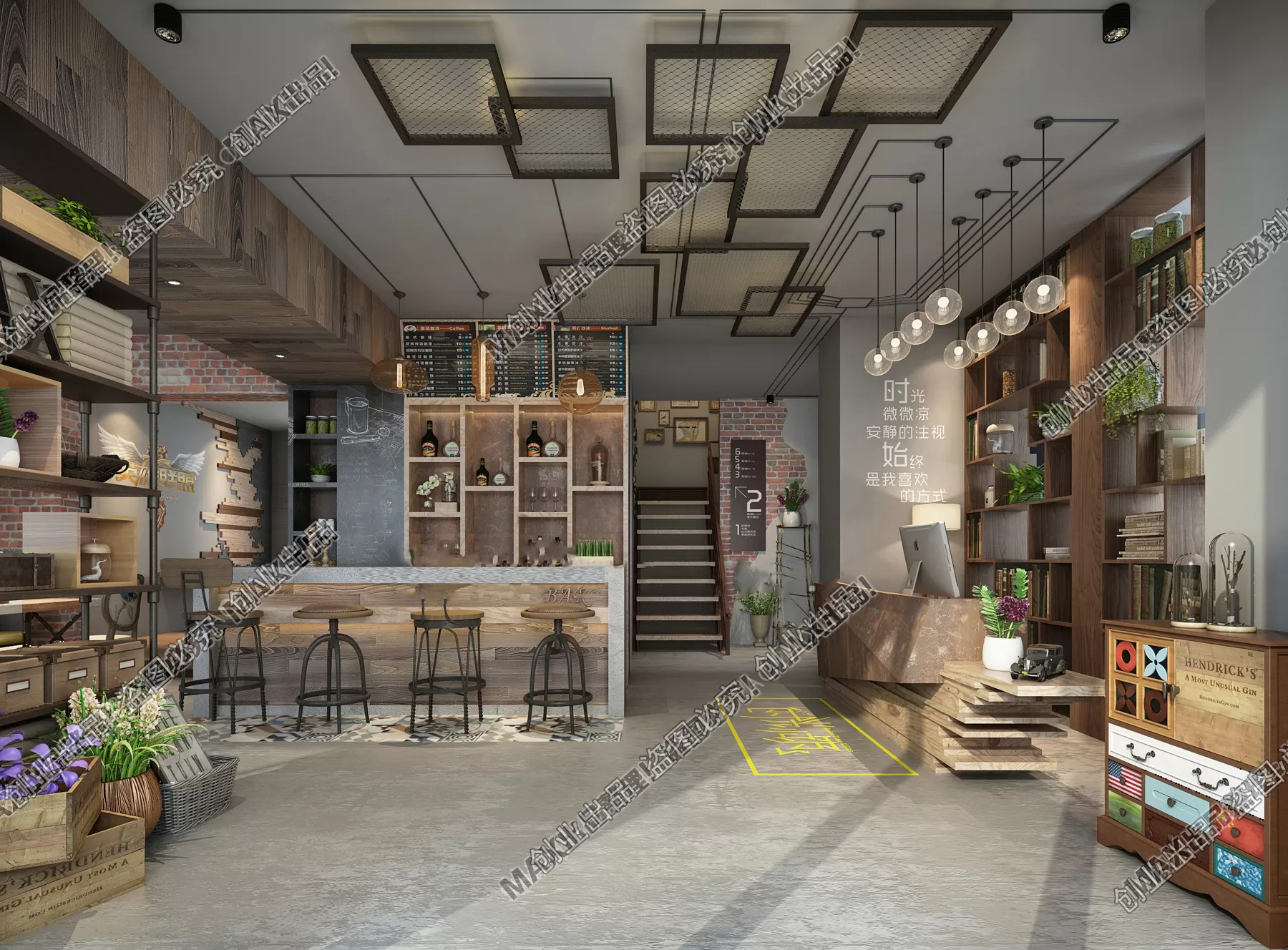 FASTFOOD STORE – 3D SCENES – 0062