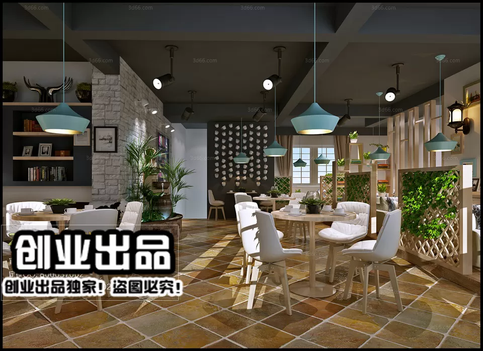 FASTFOOD STORE – 3D SCENES – 0065