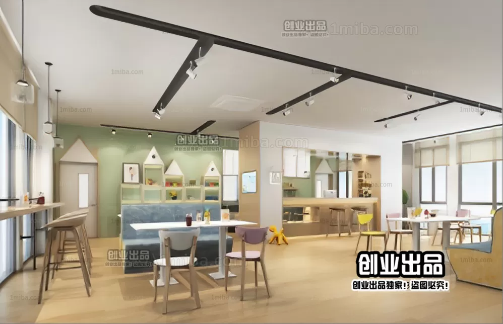 FASTFOOD STORE – 3D SCENES – 0067