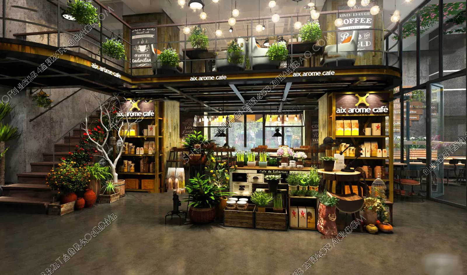 FASTFOOD STORE – 3D SCENES – 0069