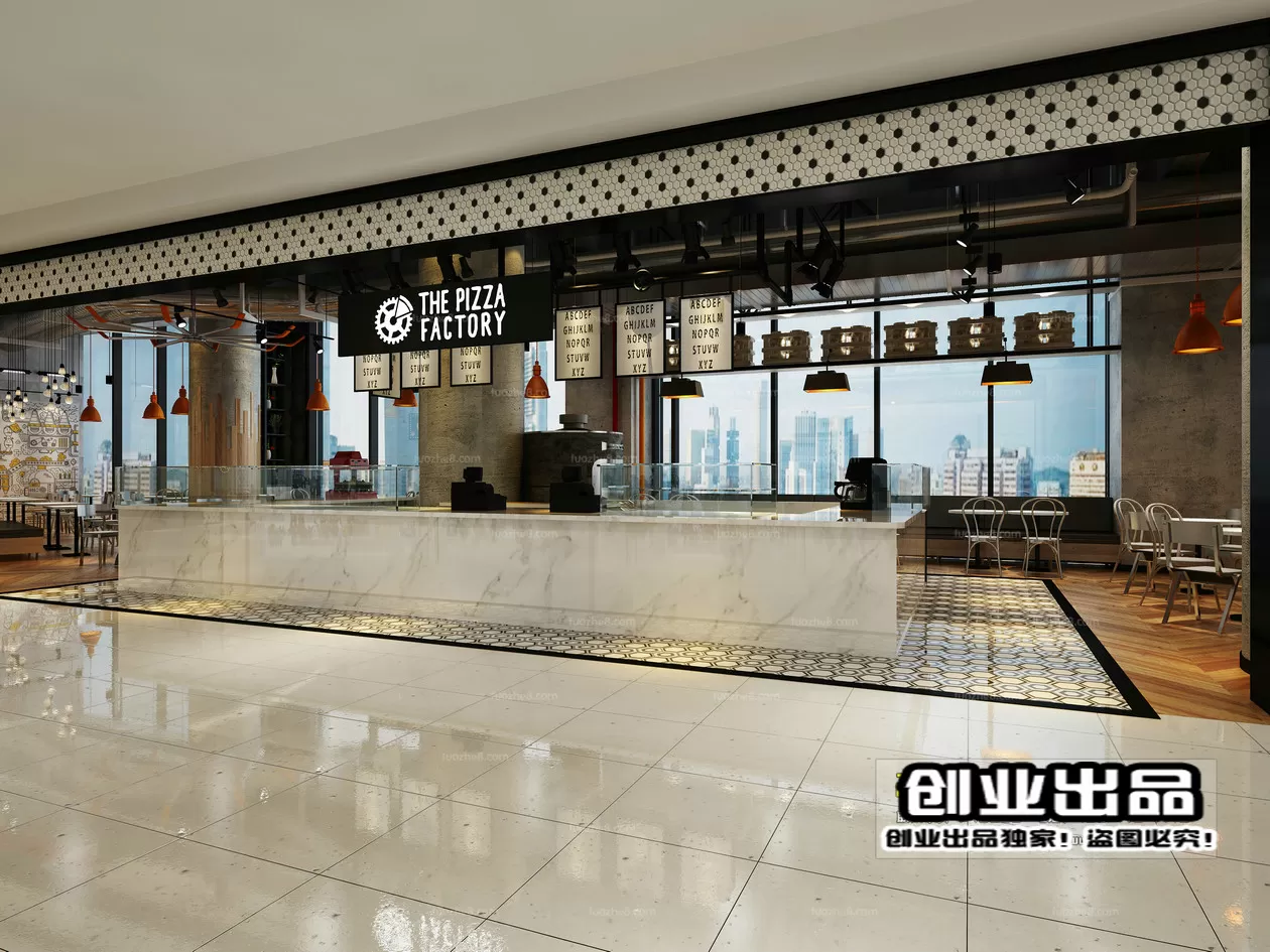 FASTFOOD STORE – 3D SCENES – 0070