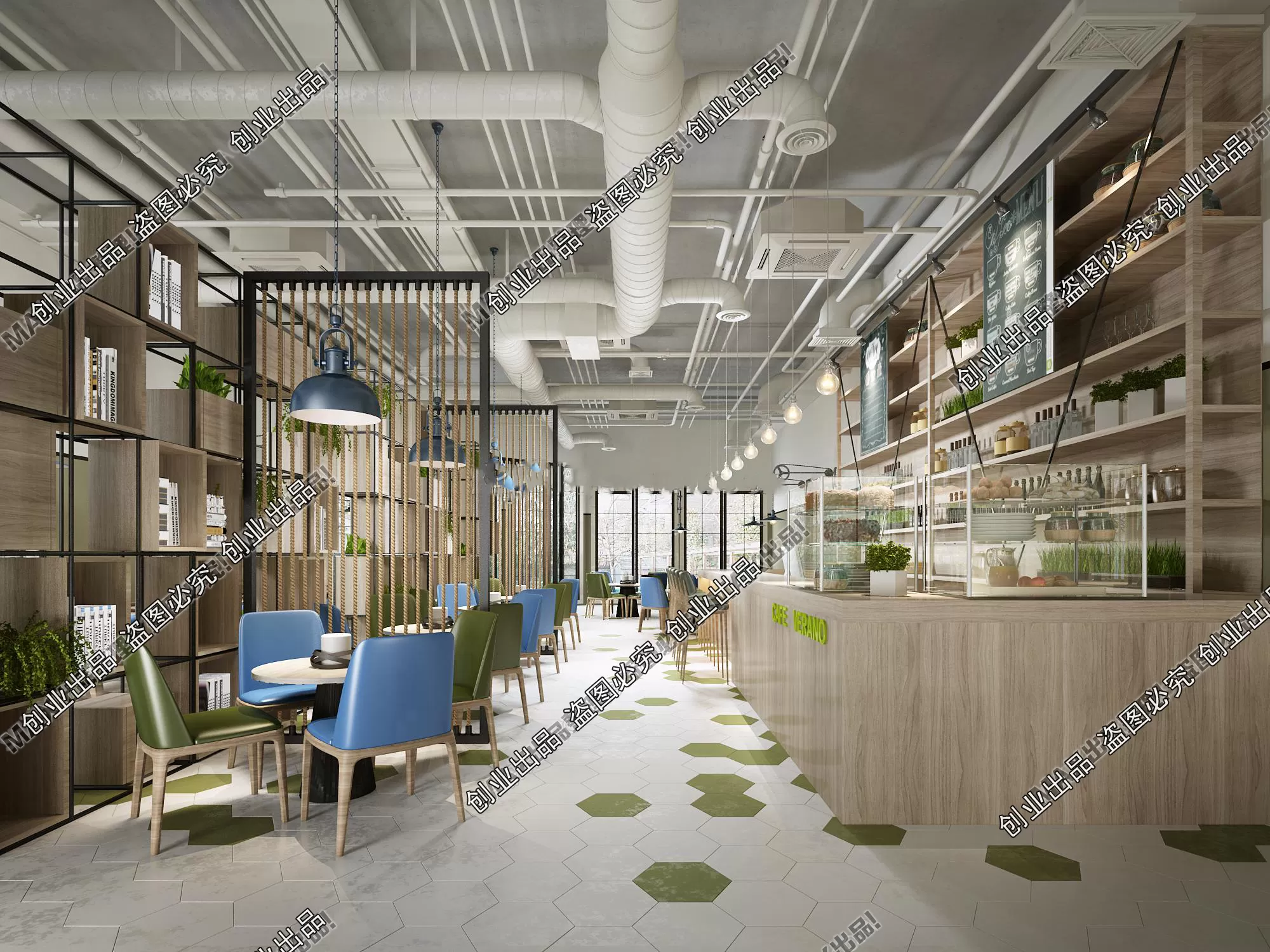 FASTFOOD STORE – 3D SCENES – 0071