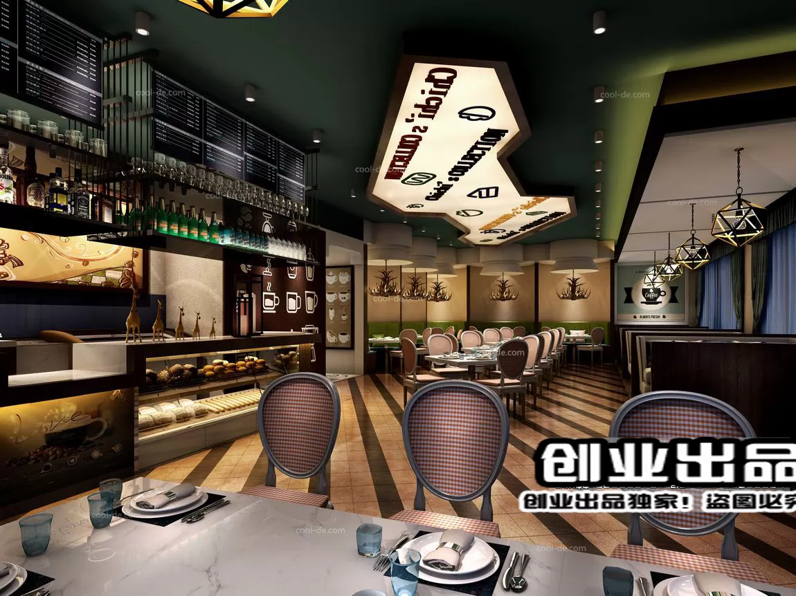 FASTFOOD STORE – 3D SCENES – 0072