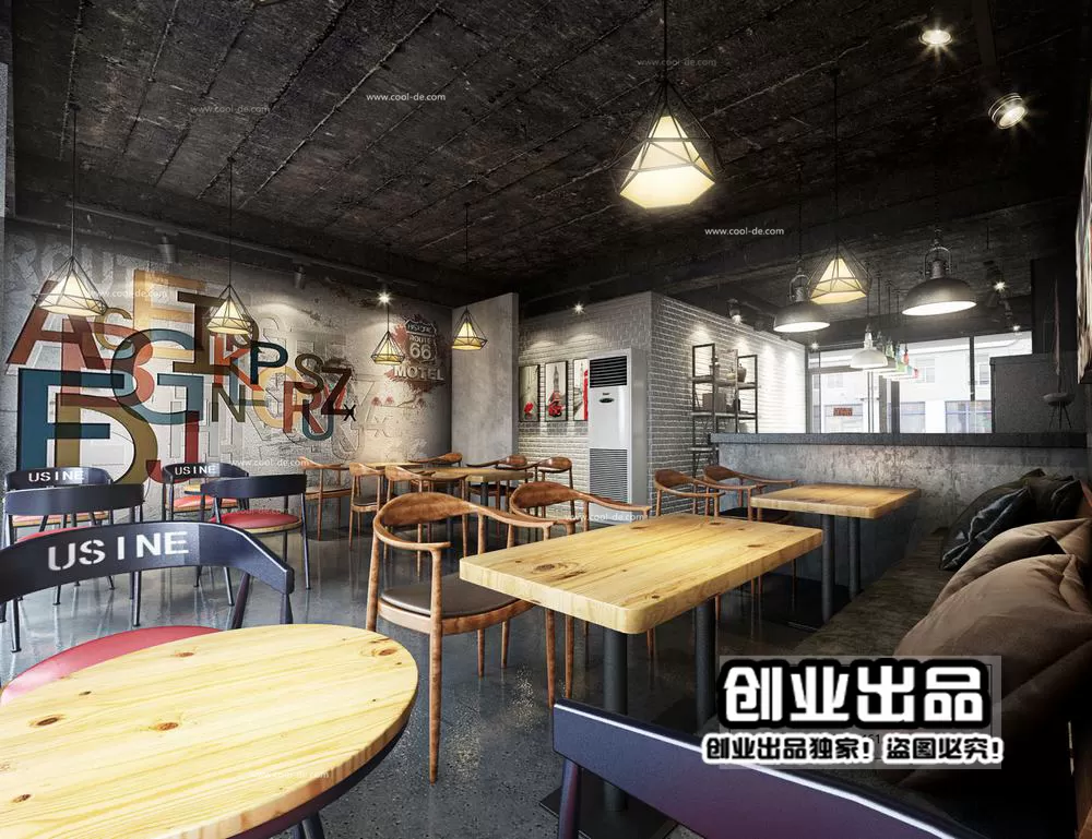 FASTFOOD STORE – 3D SCENES – 0078