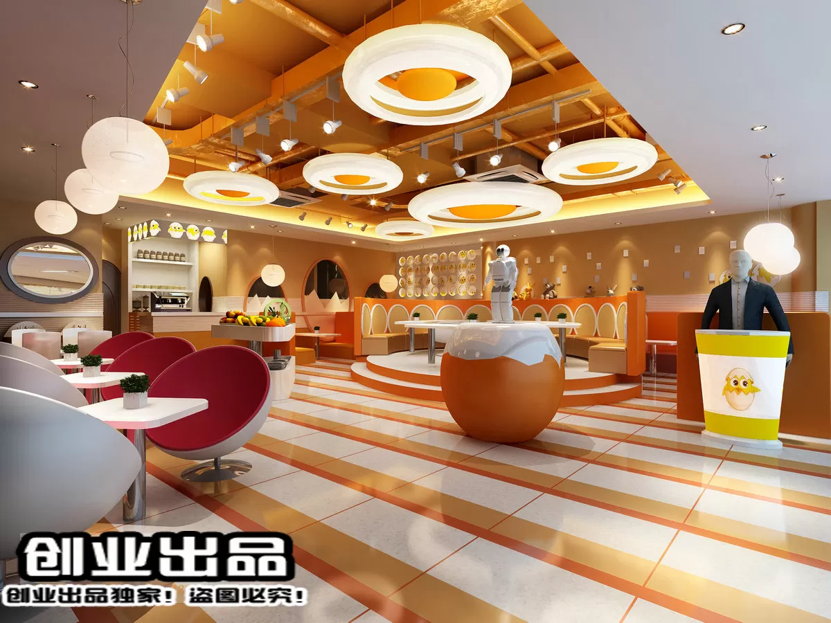 FASTFOOD STORE – 3D SCENES – 0080