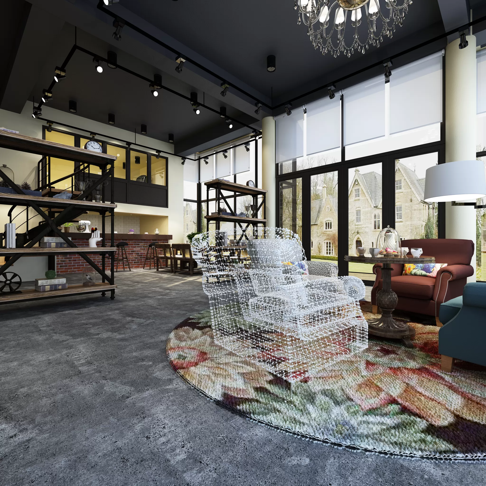 FASTFOOD STORE – 3D SCENES – 0082