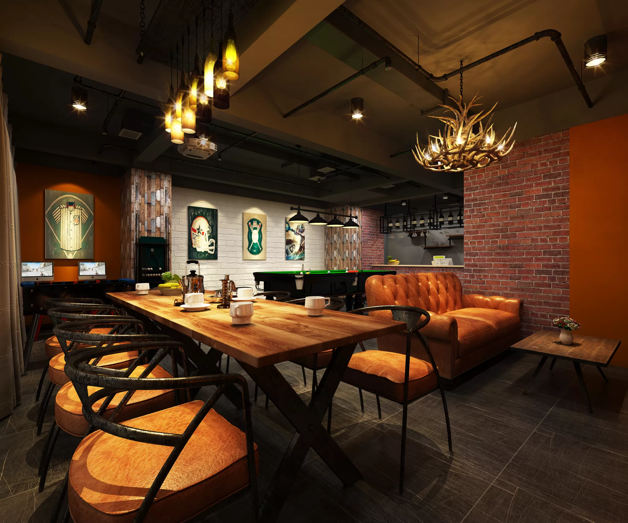 FASTFOOD STORE – 3D SCENES – 0083