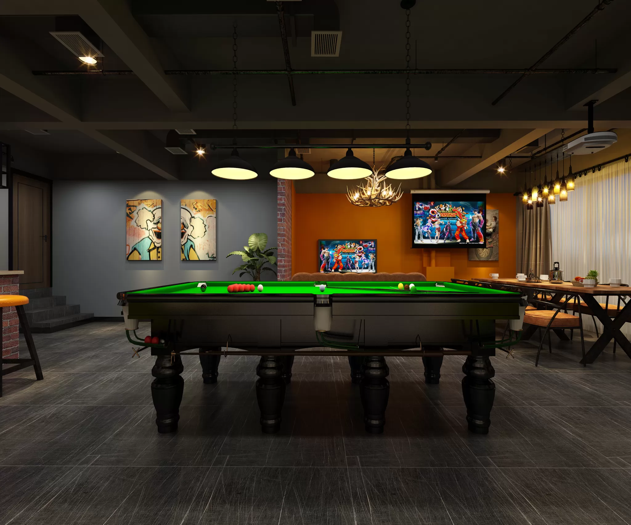 FASTFOOD STORE – 3D SCENES – 0085