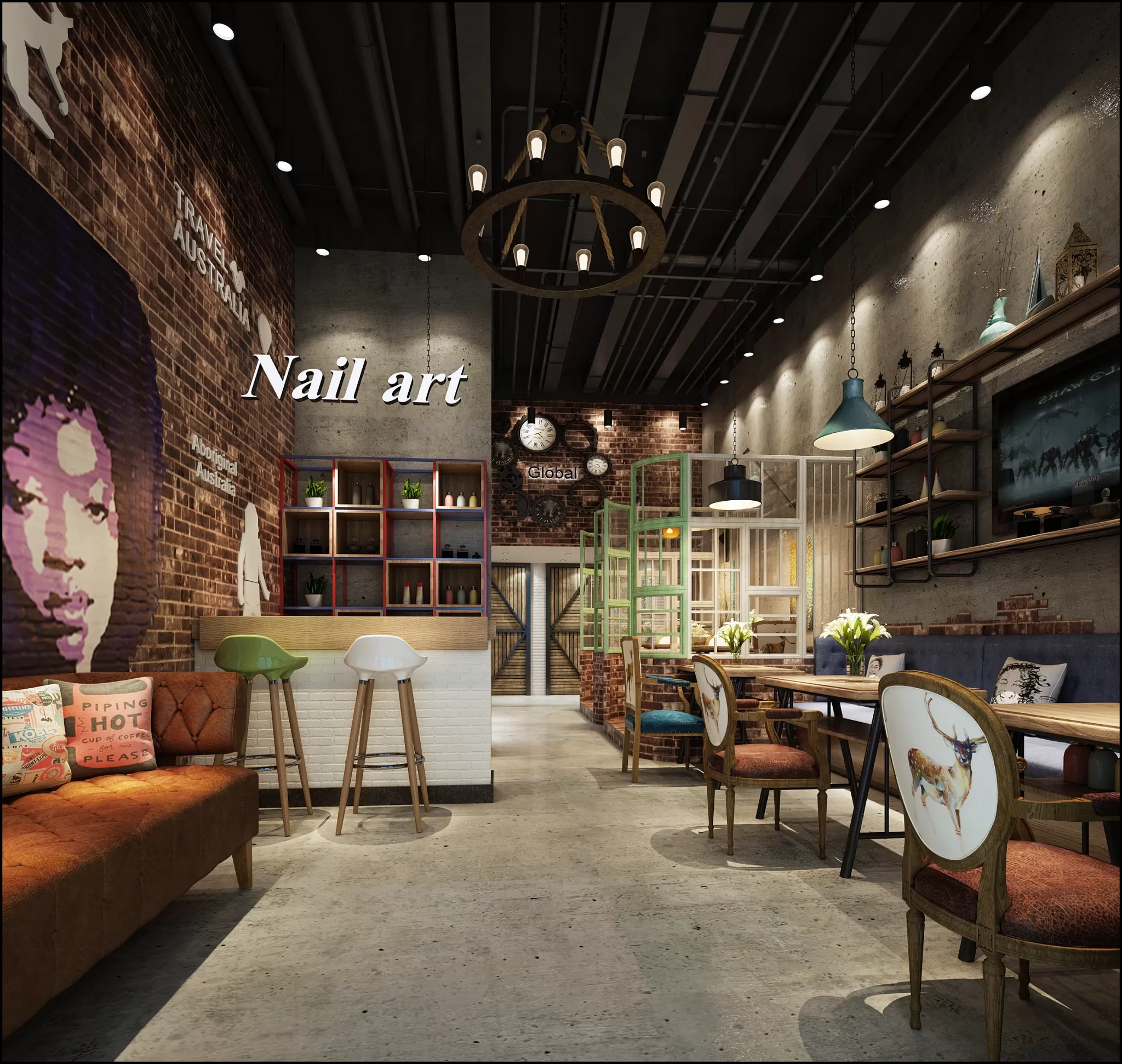 FASTFOOD STORE – 3D SCENES – 0091