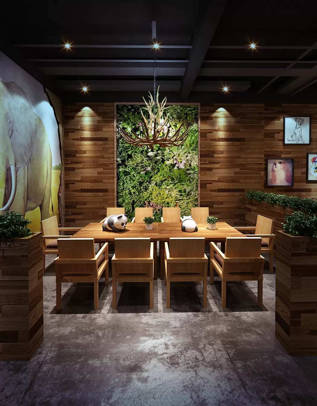 FASTFOOD STORE – 3D SCENES – 0095