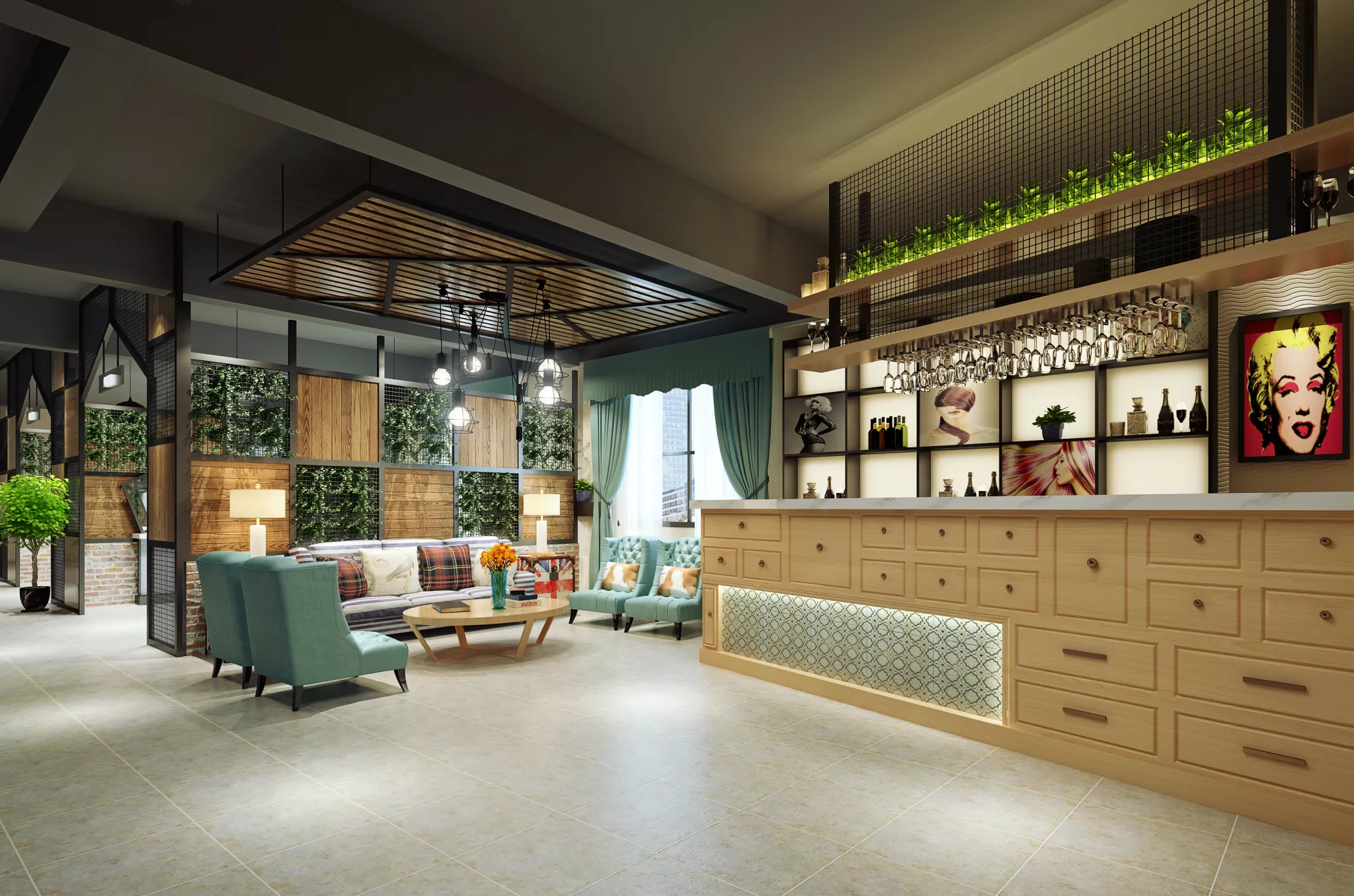 FASTFOOD STORE – 3D SCENES – 0098