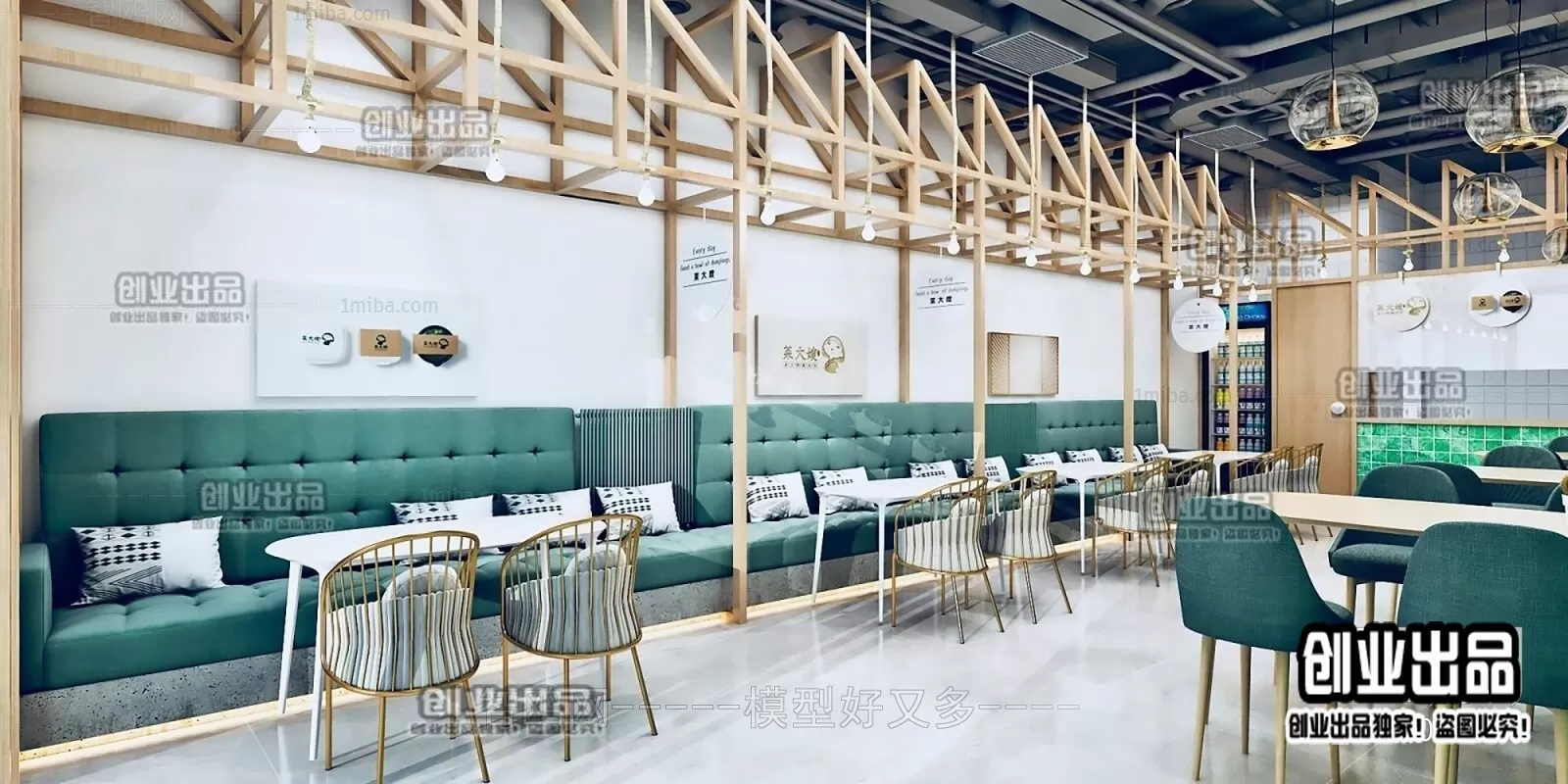 FASTFOOD STORE – 3D SCENES – 0104