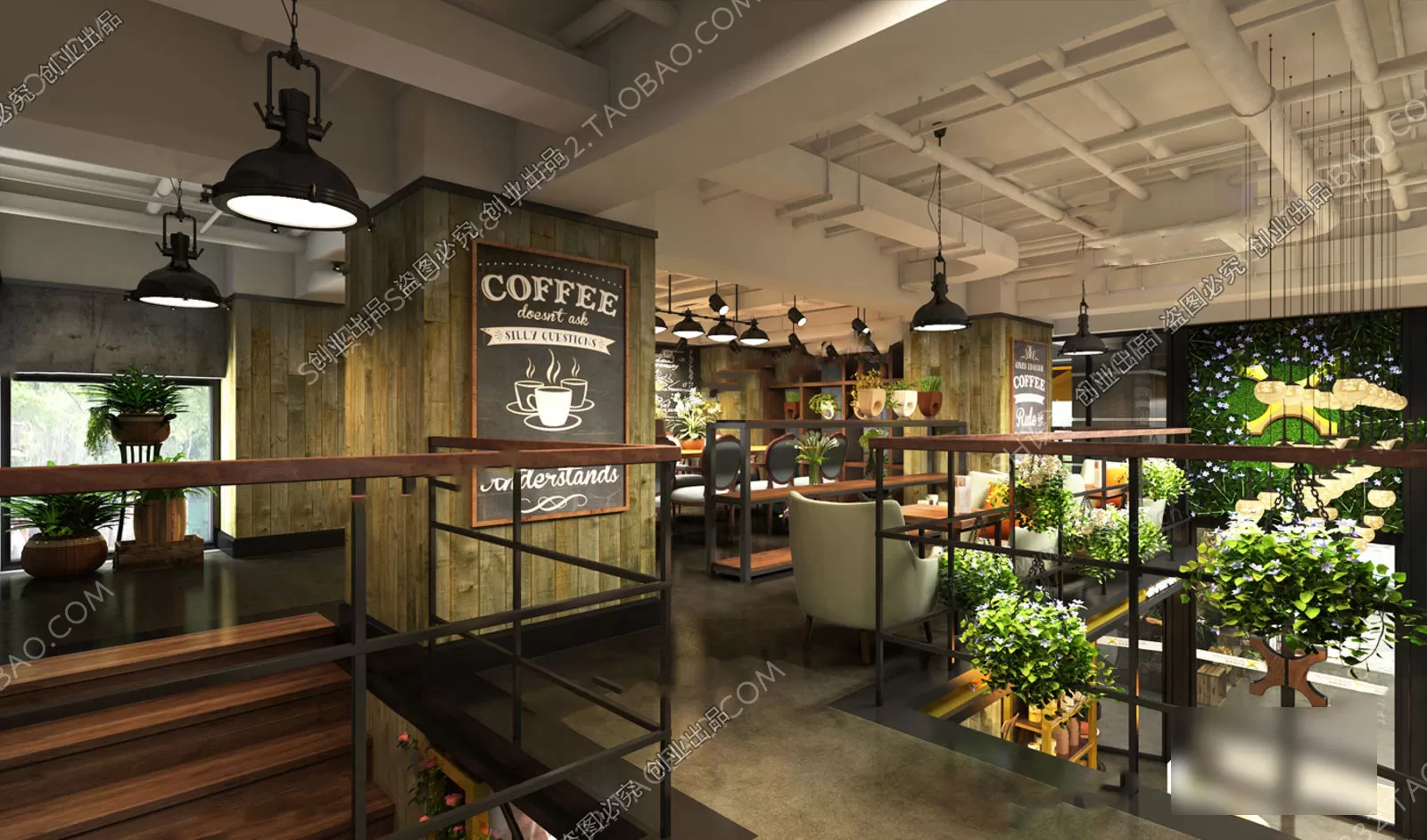 FASTFOOD STORE – 3D SCENES – 0110