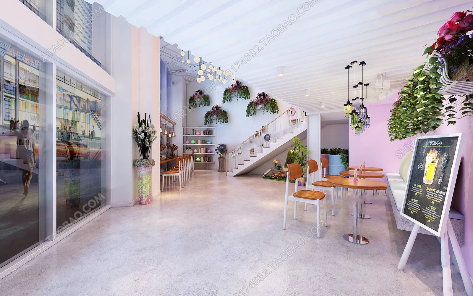 FASTFOOD STORE – 3D SCENES – 0112