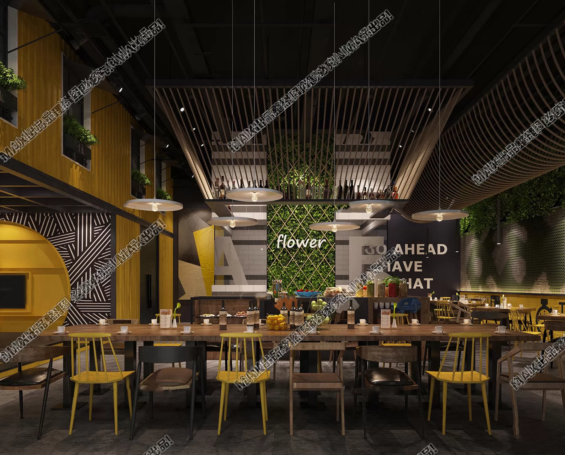 FASTFOOD STORE – 3D SCENES – 0113