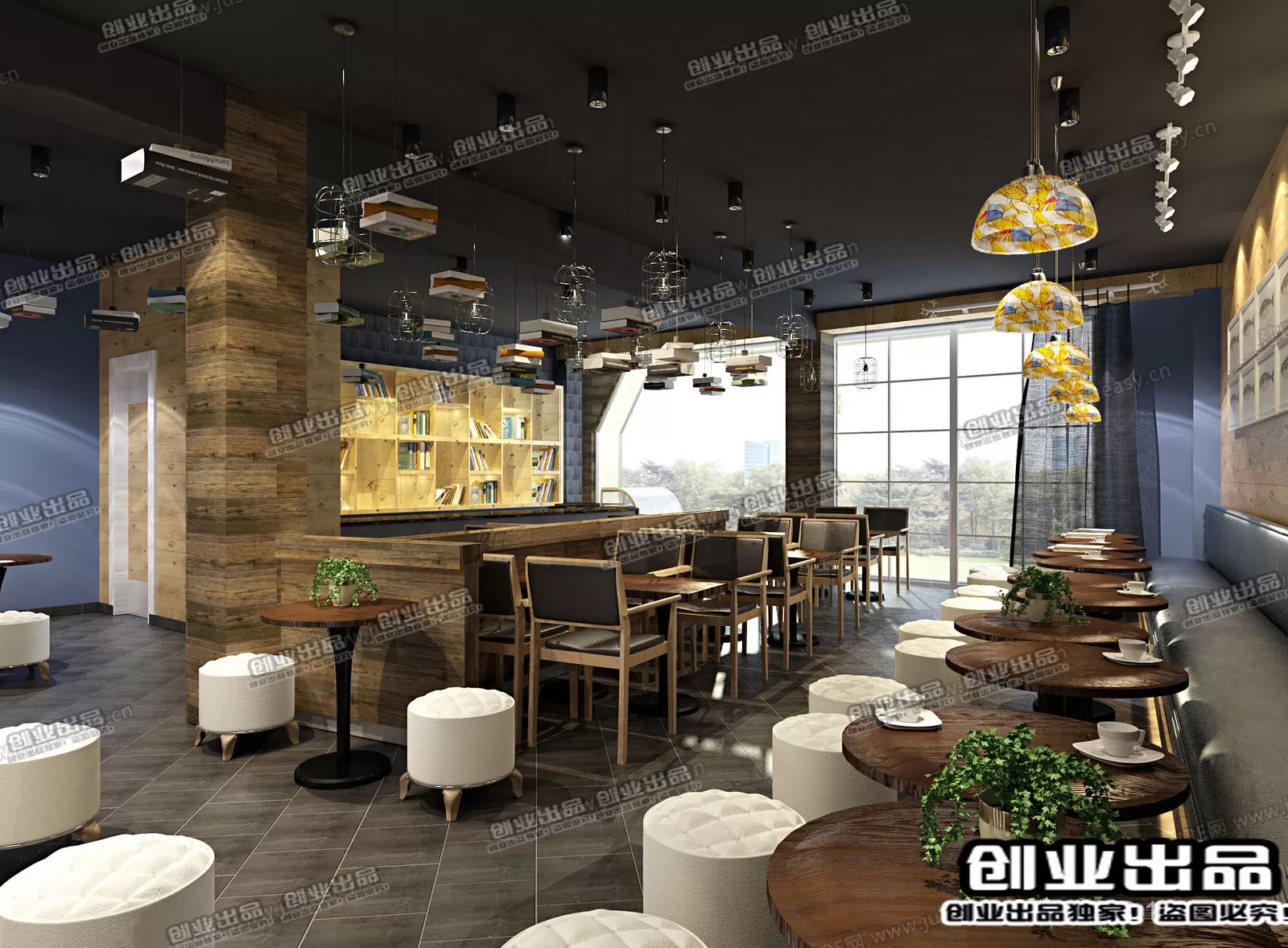 FASTFOOD STORE – 3D SCENES – 0117