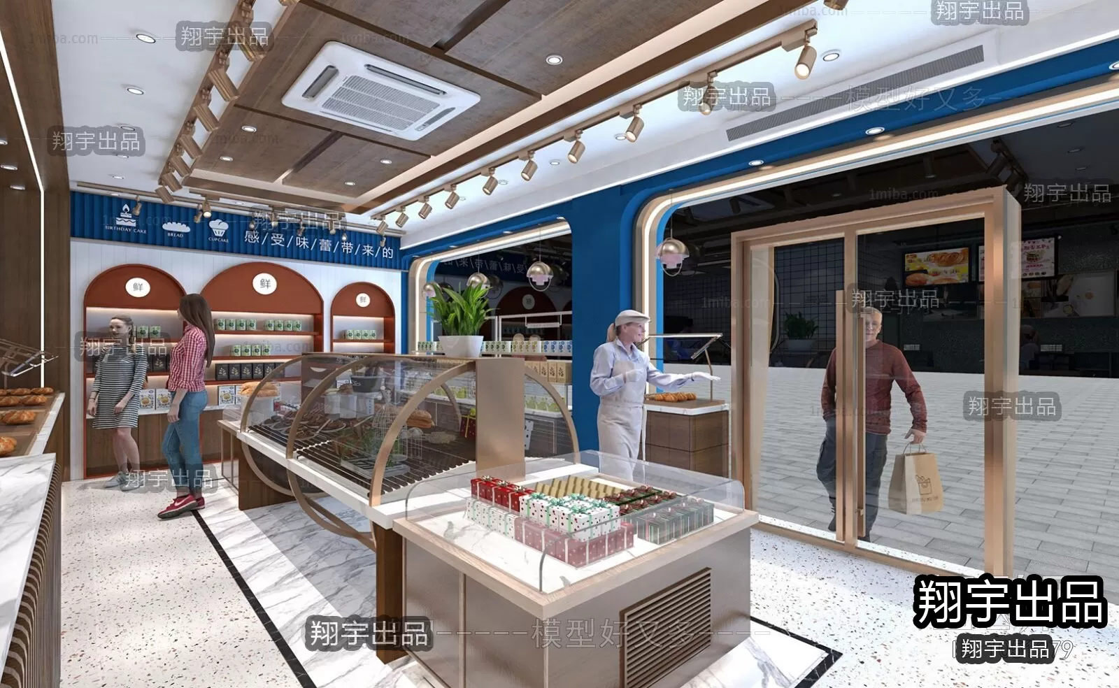 FASTFOOD STORE – 3D SCENES – 0129