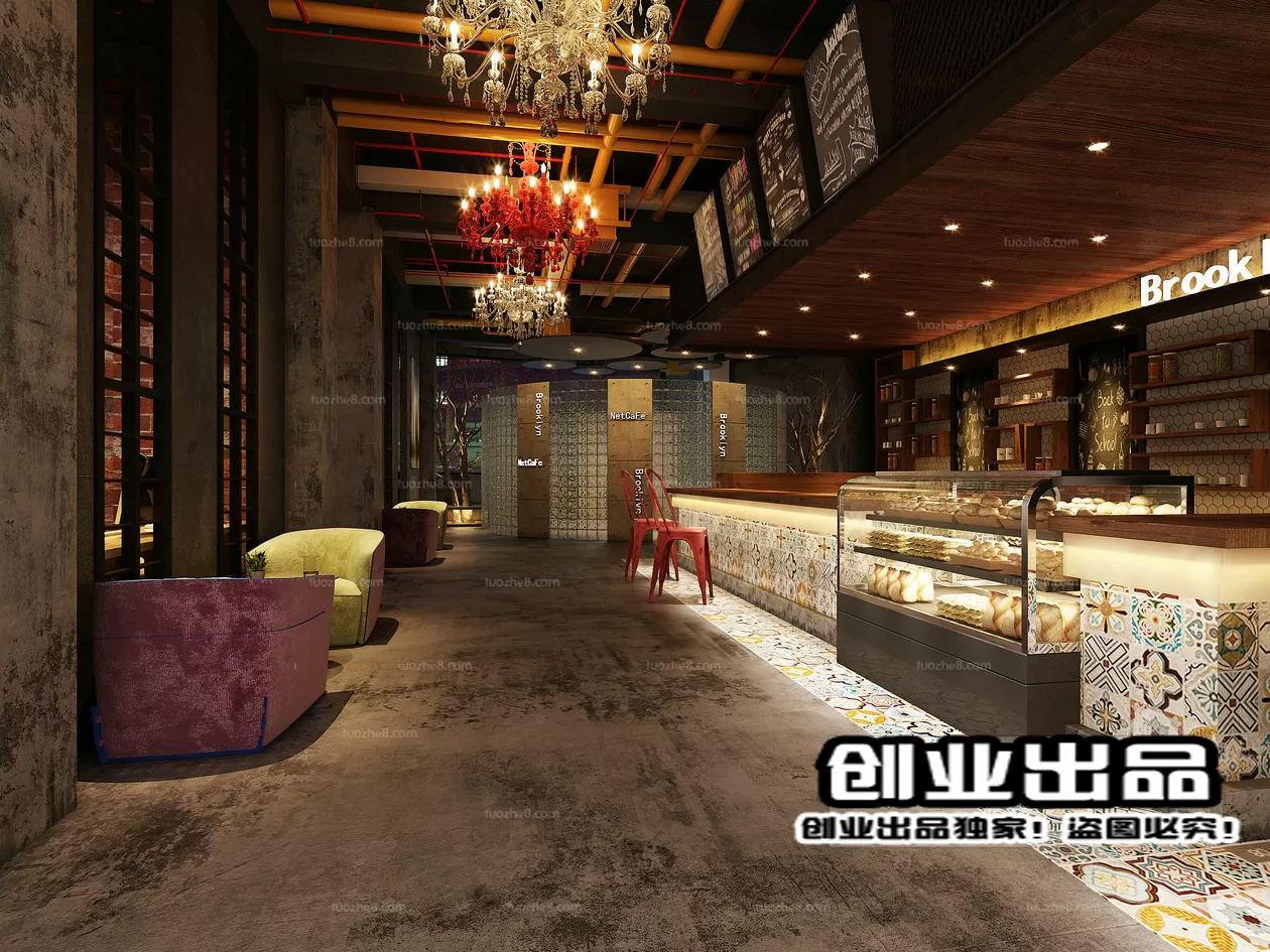 FASTFOOD STORE – 3D SCENES – 0141