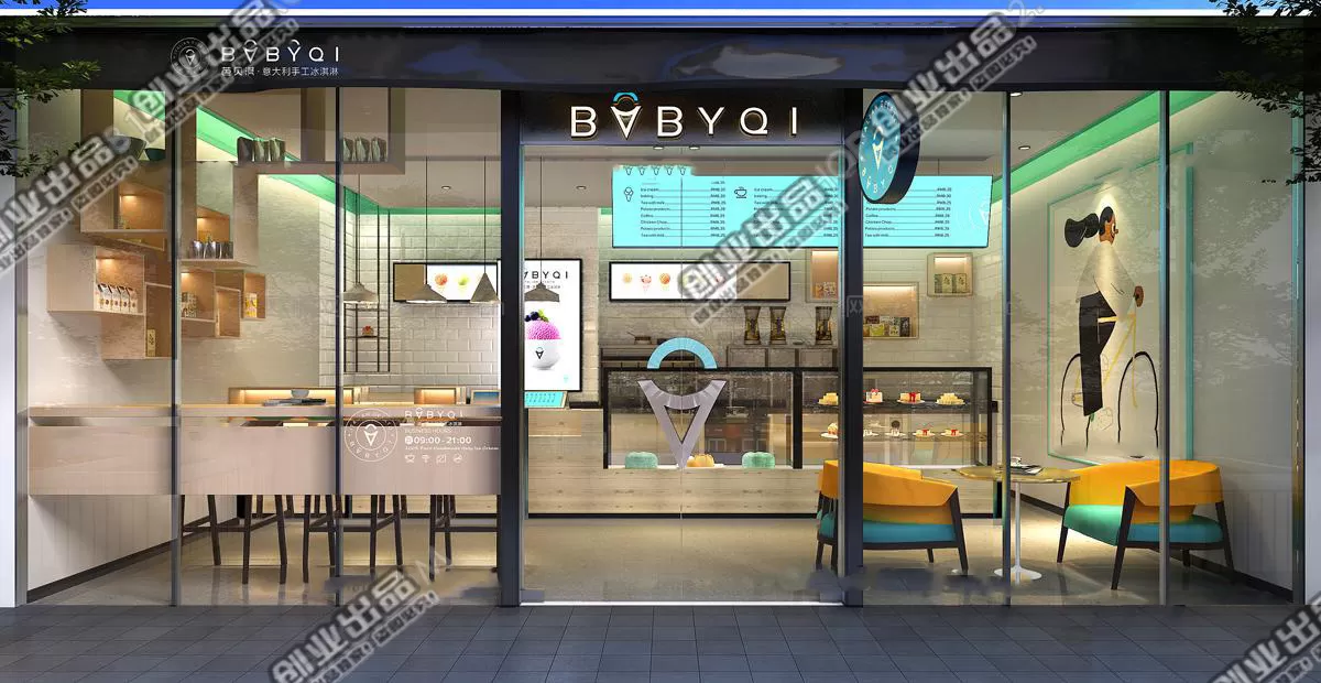 FASTFOOD STORE – 3D SCENES – 0147