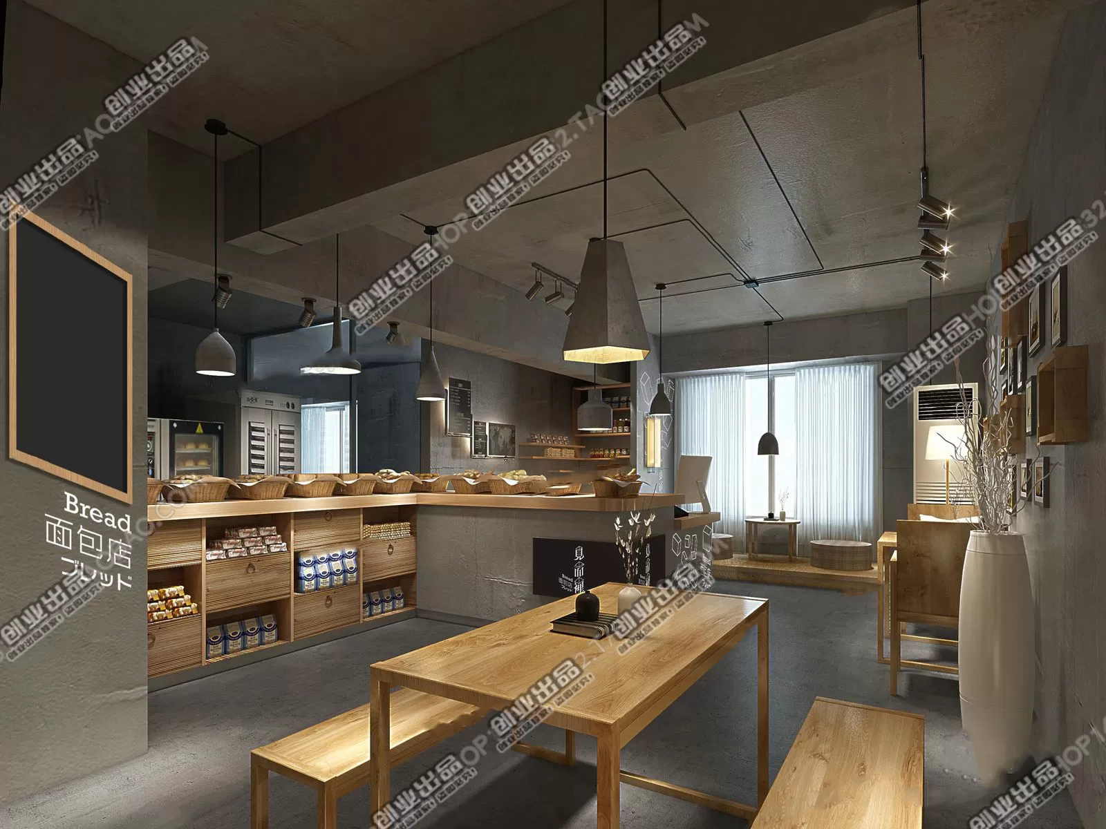 FASTFOOD STORE – 3D SCENES – 0150