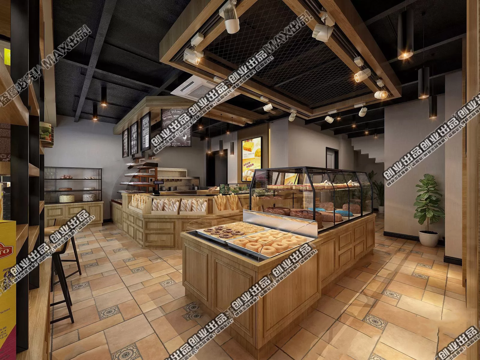 FASTFOOD STORE – 3D SCENES – 0152