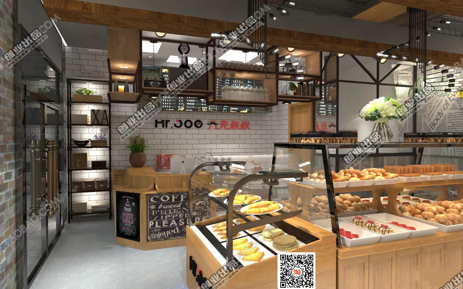 FASTFOOD STORE – 3D SCENES – 0160