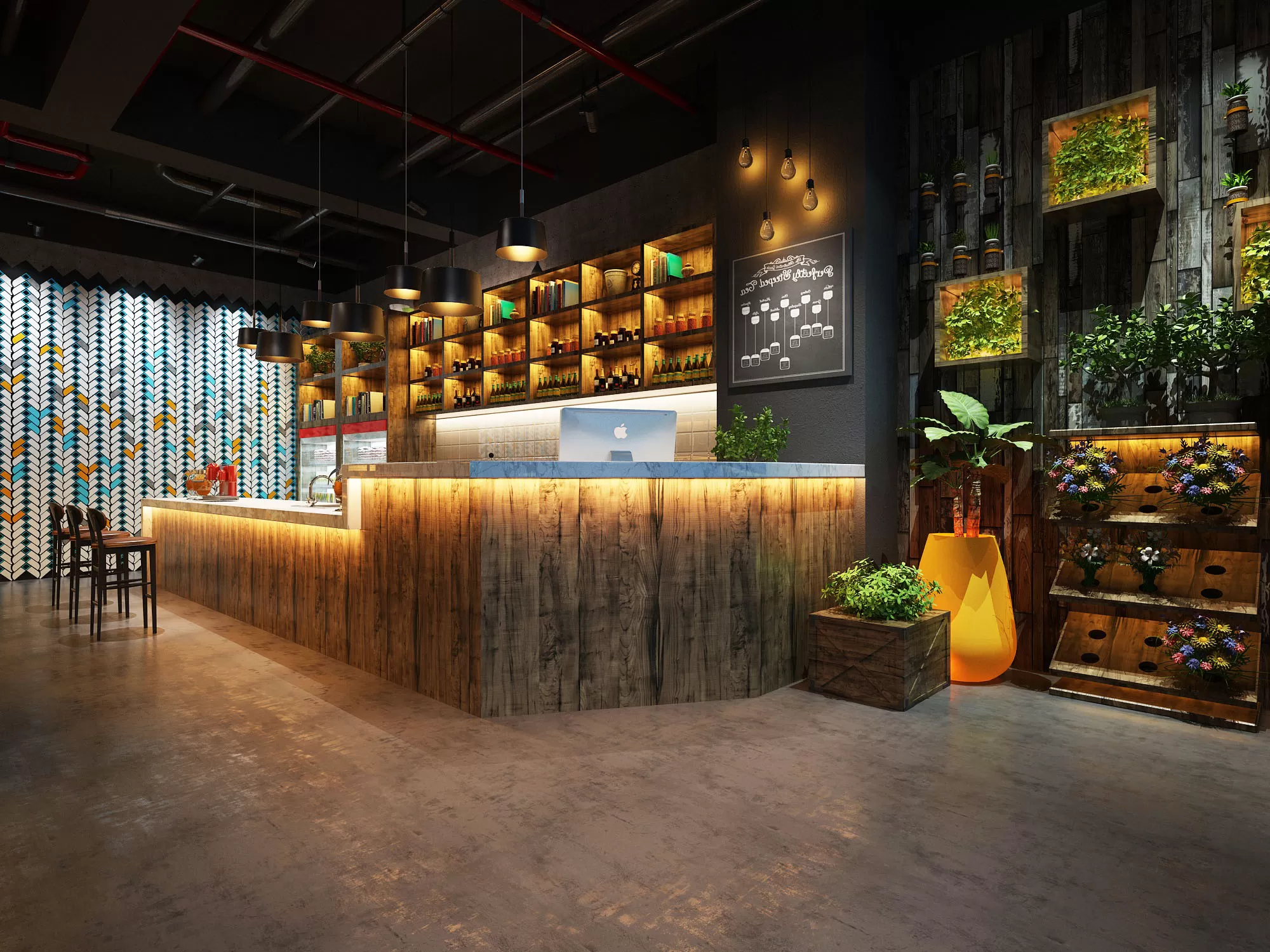 FASTFOOD STORE – 3D SCENES – 0166