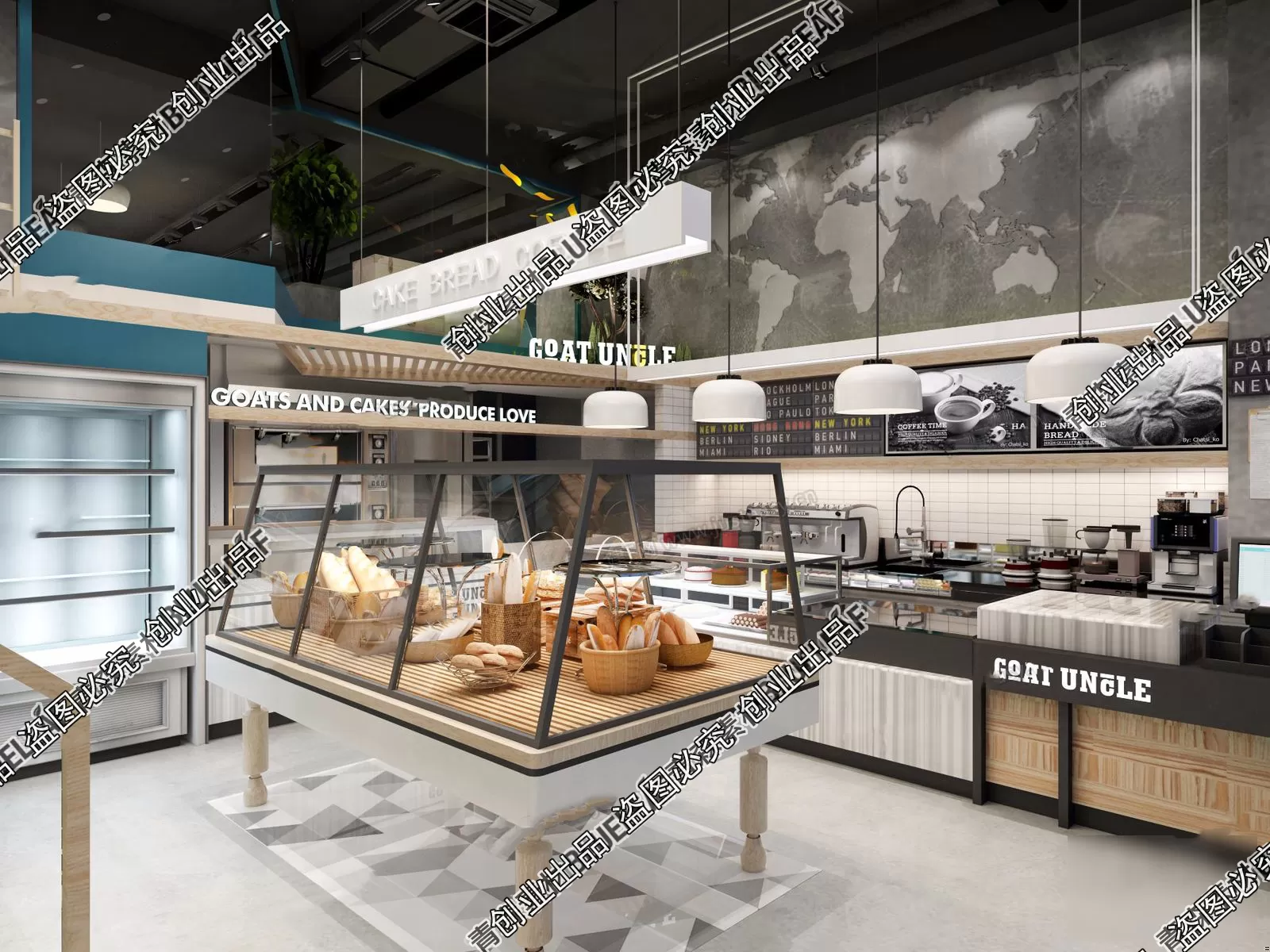 FASTFOOD STORE – 3D SCENES – 0167