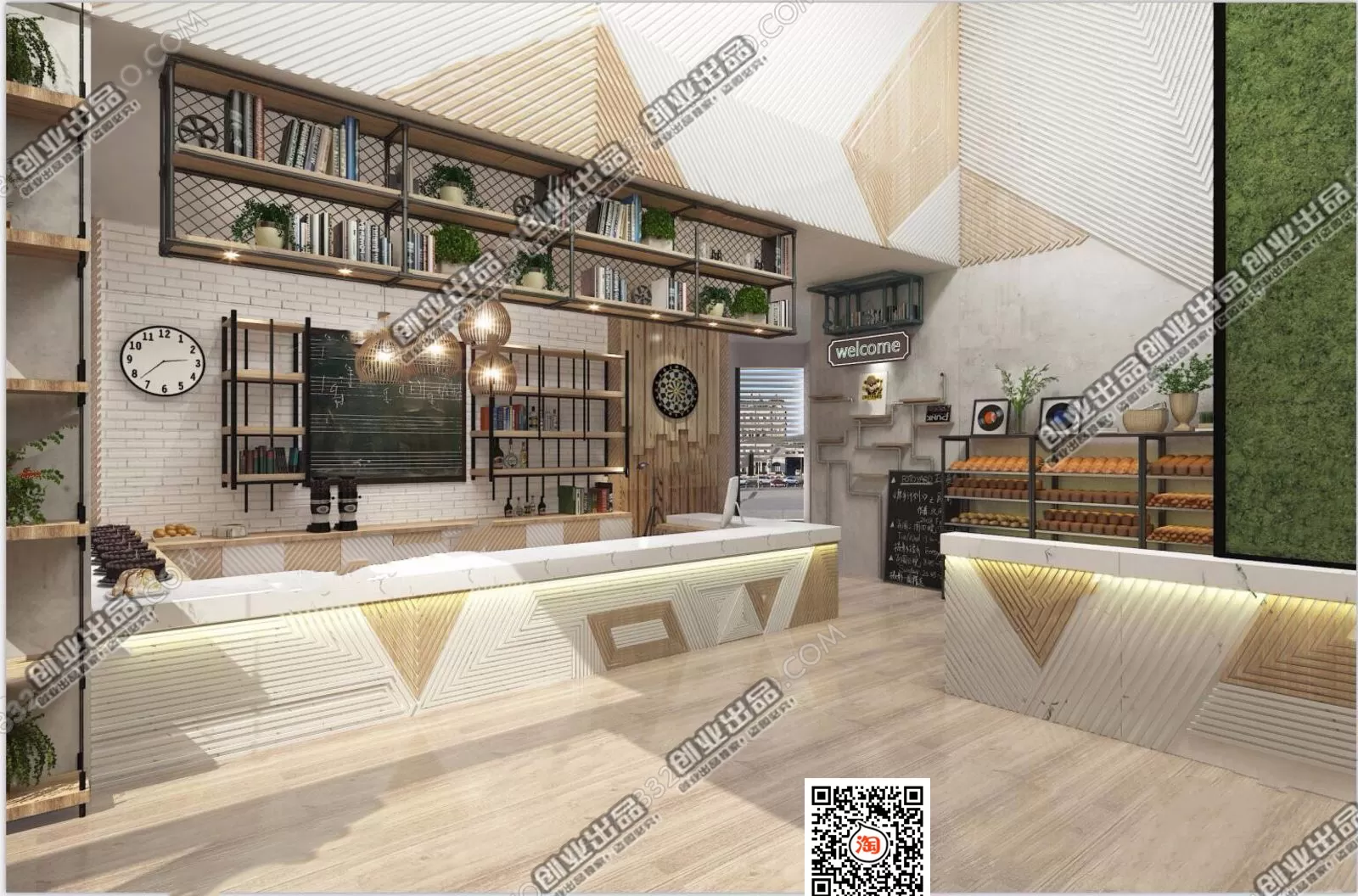 FASTFOOD STORE – 3D SCENES – 0170