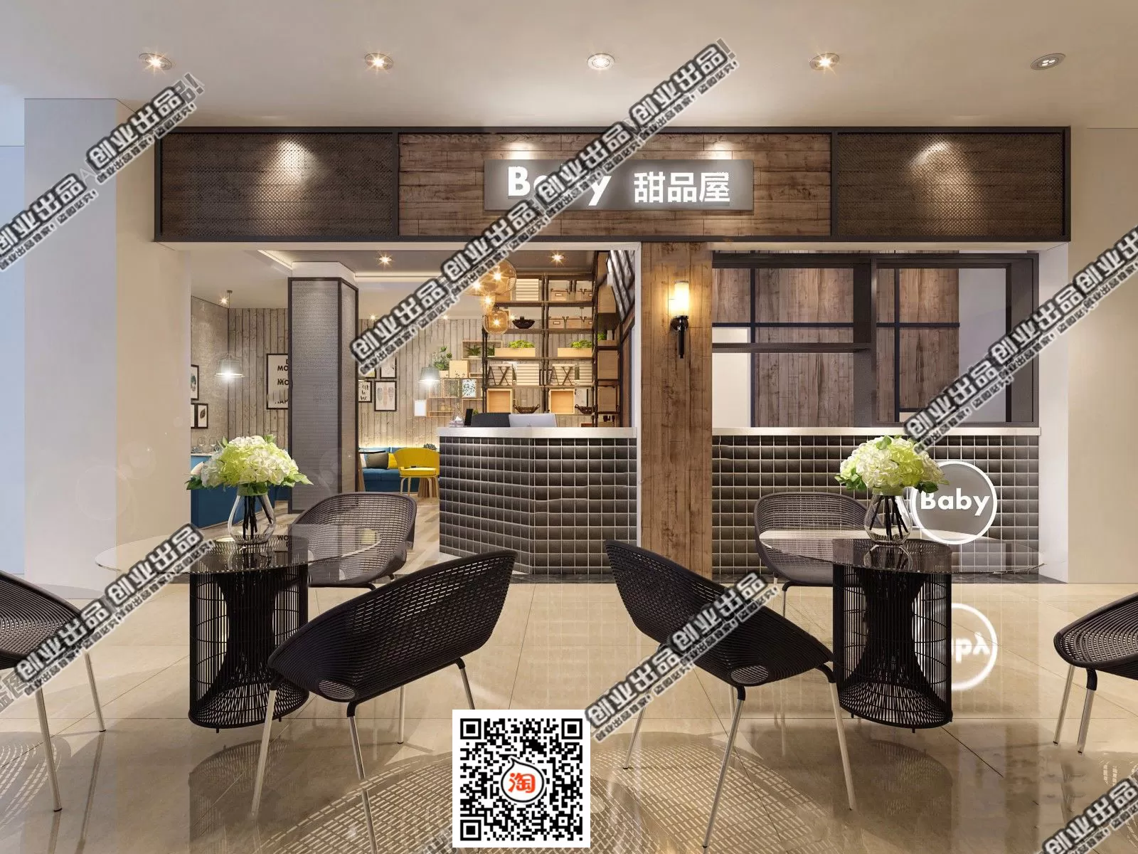 FASTFOOD STORE – 3D SCENES – 0172