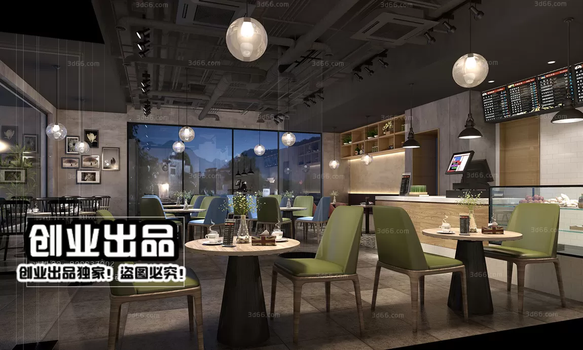 FASTFOOD STORE – 3D SCENES – 0173