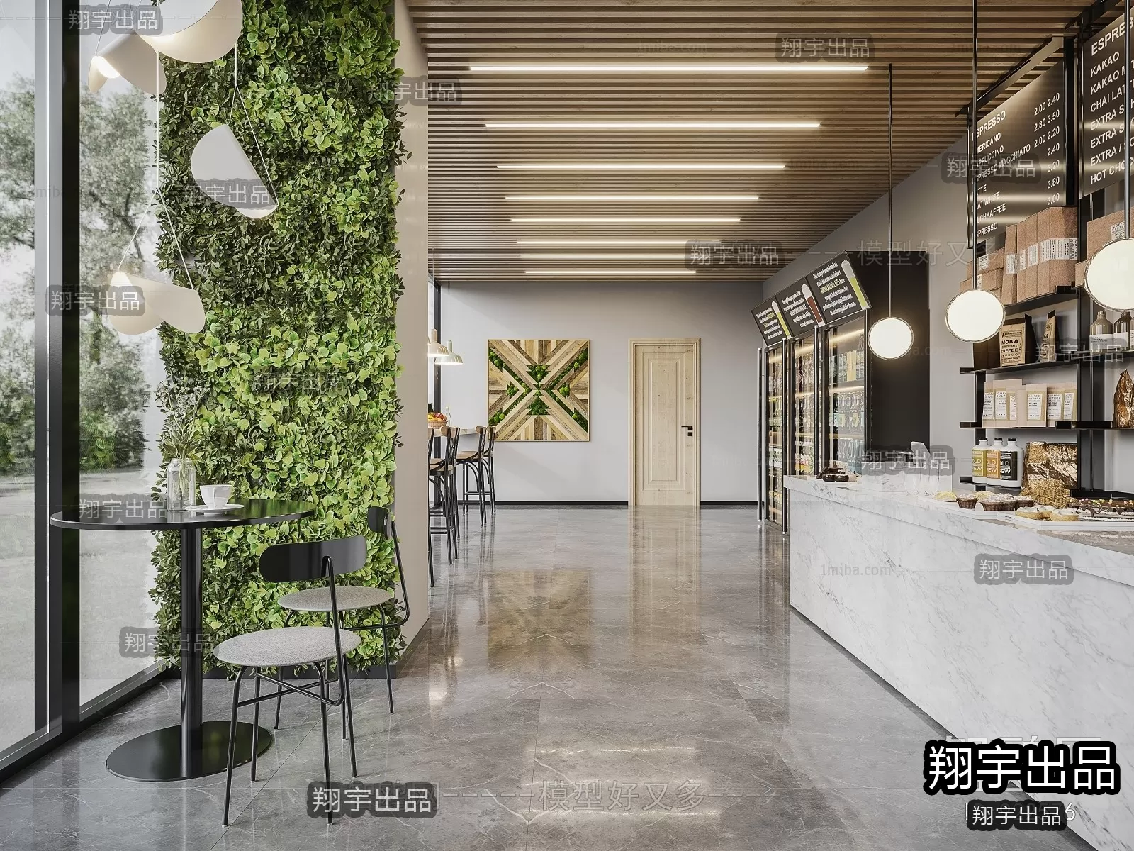 FASTFOOD STORE – 3D SCENES – 0180