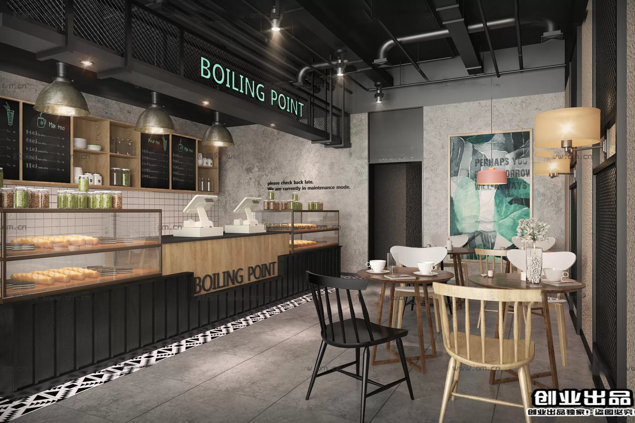 FASTFOOD STORE – 3D SCENES – 0181