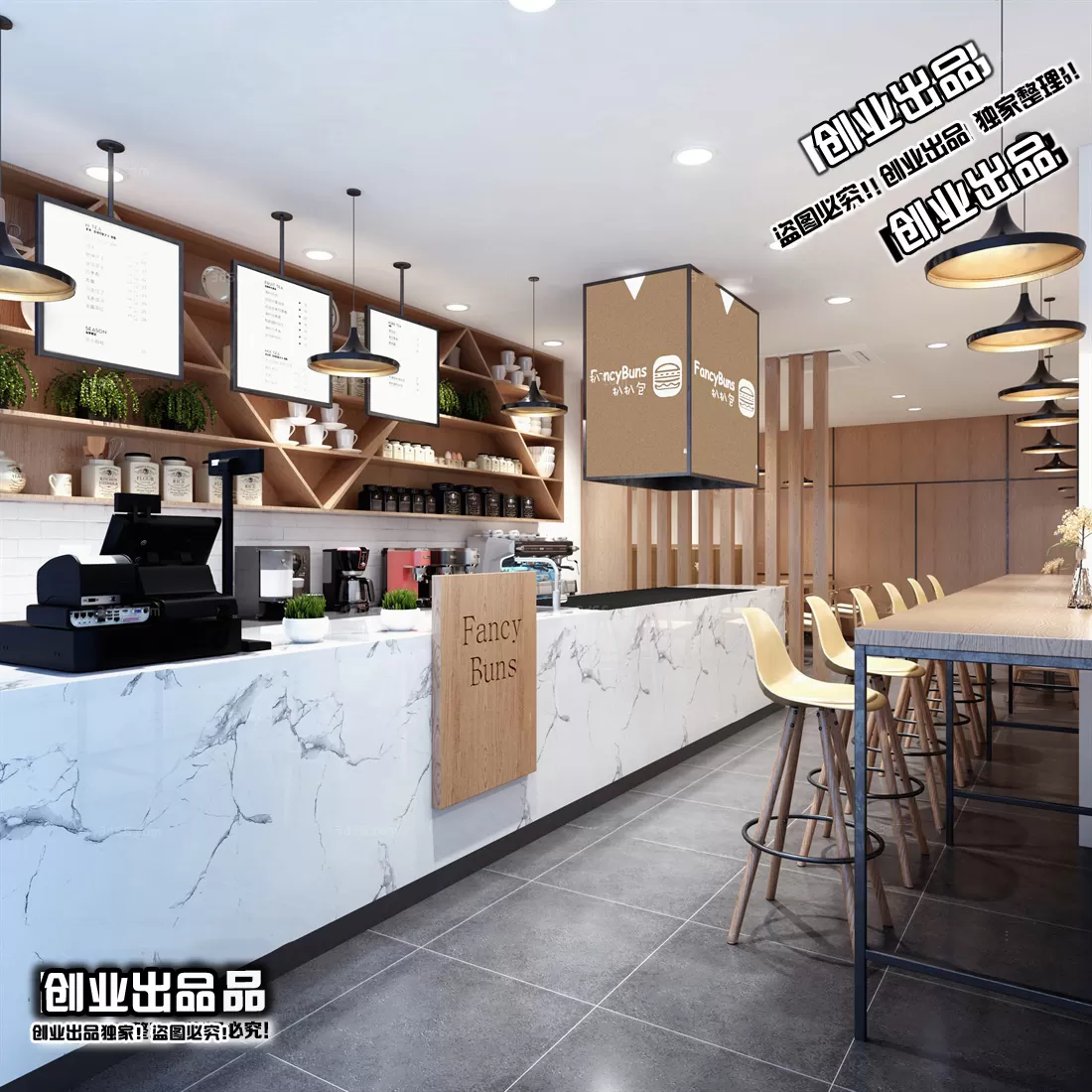 FASTFOOD STORE – 3D SCENES – 0182