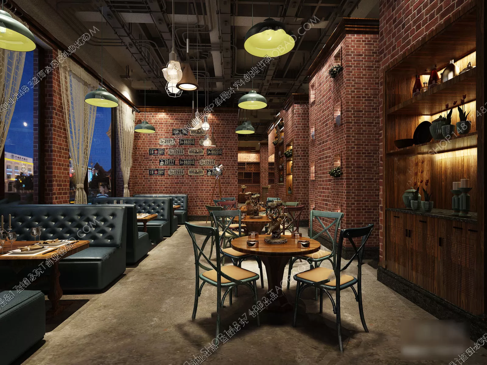 FASTFOOD STORE – 3D SCENES – 0183