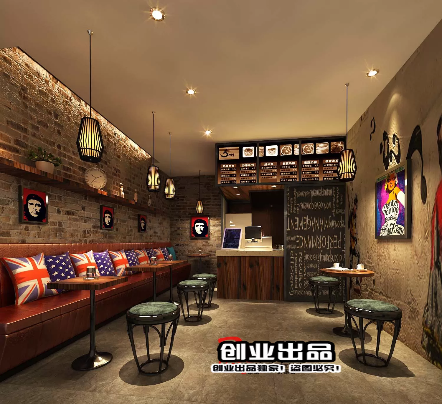 FASTFOOD STORE – 3D SCENES – 0184